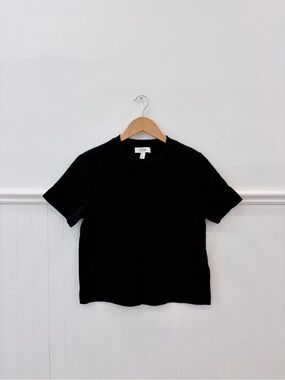 COS Clean Cut T-Shirt in Black